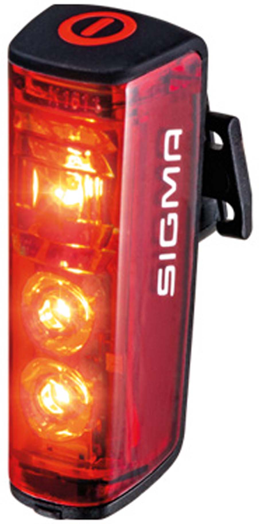 SIGMA LED Akkurücklicht Blaze mit Bremslicht schwarz