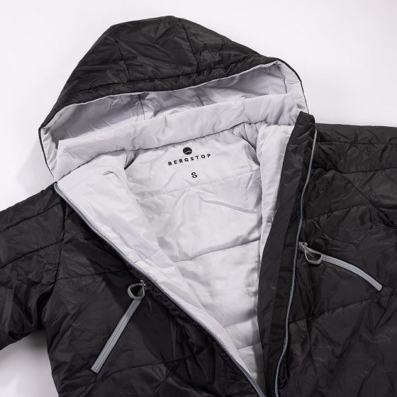Bergstop Schlafsack & Jacke Cozybag Zippy schwarz, aus Polyester, Rip-Stop, bis -5°C, L