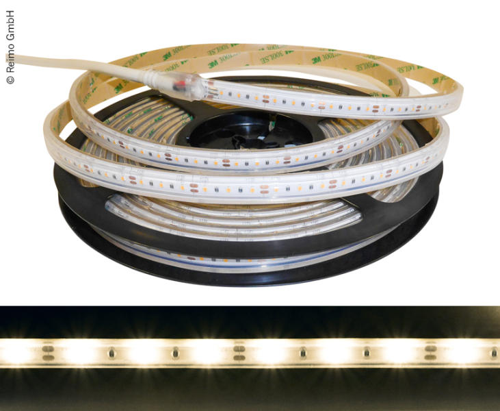 Carbest 5 Meter flexibles, kürzbares und selbstklebendes LED-Lichtband IP67 7mm