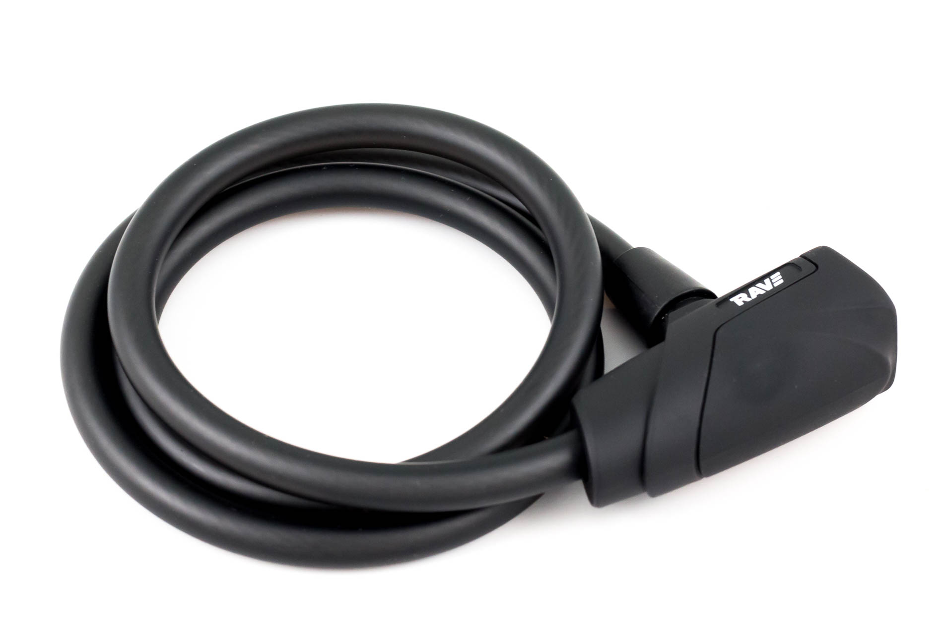 RAVE Fahrradschloss Basic Pro 3 - Spiralschloss mit Schlüssel 100 cm / 10 mm - Schwarz
