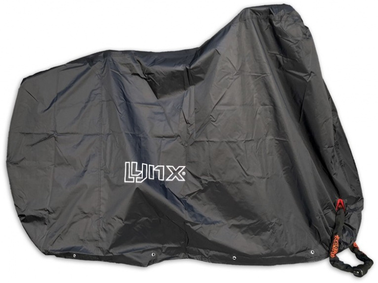 Lynx Fahrradabdeckung schwarz, aus Polyester, für 1 Fahrrad, ca. 200 x 80 x 120 cm
