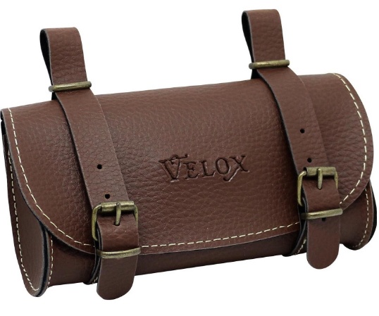 Velox Satteltasche Vintage, aus Kunstleder, 0,6 Liter, ca. 17 x 9 x 4 cm