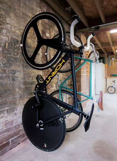 Clug Roadie Fahrradklammer weiß/orange, aus Kunststoff, für Wände, ca. 4 x 4 x 3 cm