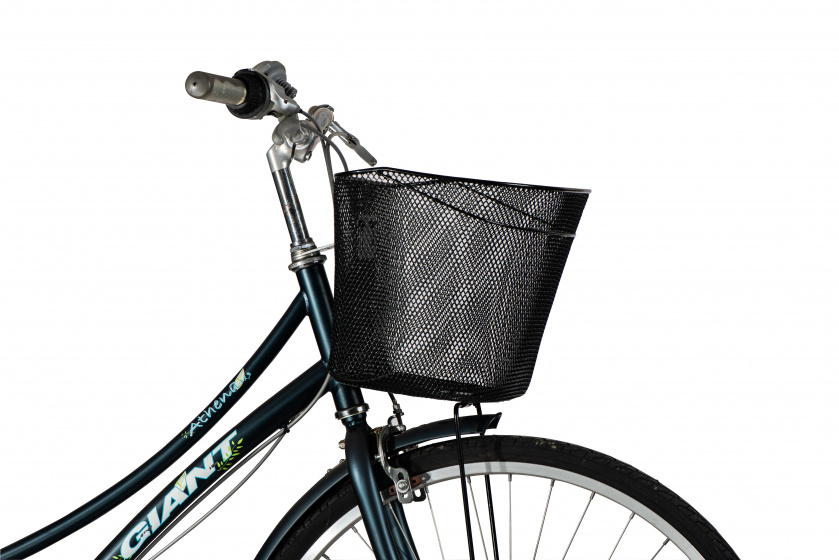 AMIGO Fahrradkorb schwarz, aus Stahl, für Lenker, 13 Liter, ca. 34 x 26 x 25 cm