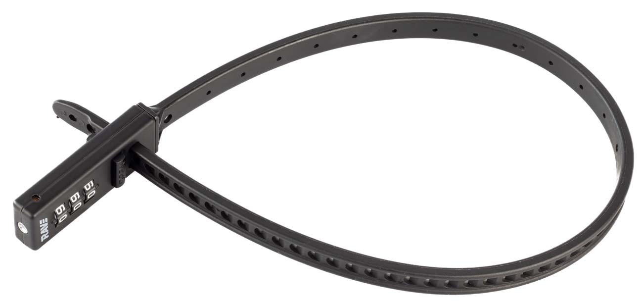 Rave Fahrradschloss Kabelbinder-Schloss / Multifunktionsschloss - 50 cm / 100 g - Schwarz