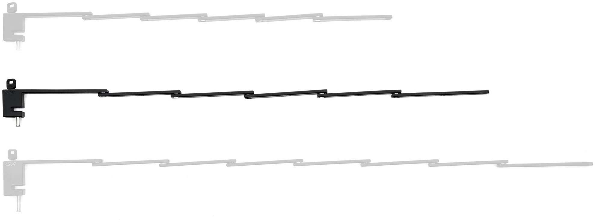 ACID Faltschloss RIGID 100 PURE TWIN PACK / Black 100 cm