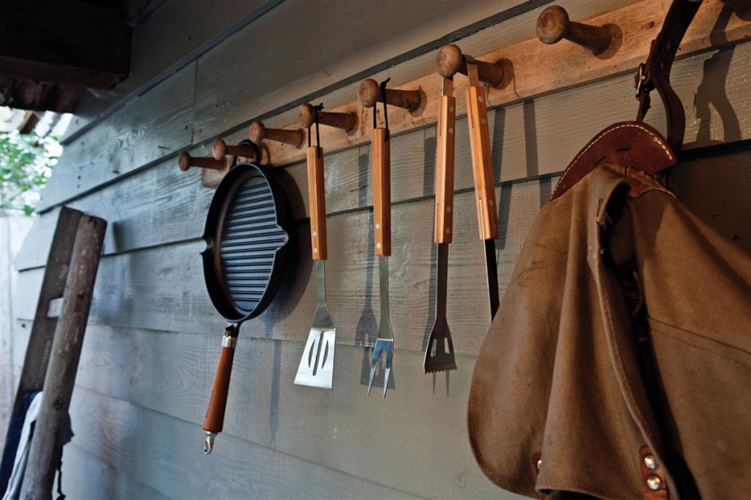 XD Collection Grillbesteck-Set braun/silber, aus Edelstahl & Bambus, 3-teilig