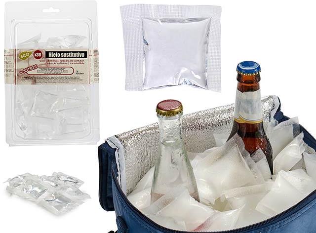Arte Regal Kühlelemente transparent, aus Kunstharz, für Kühltaschen, 30 Stück