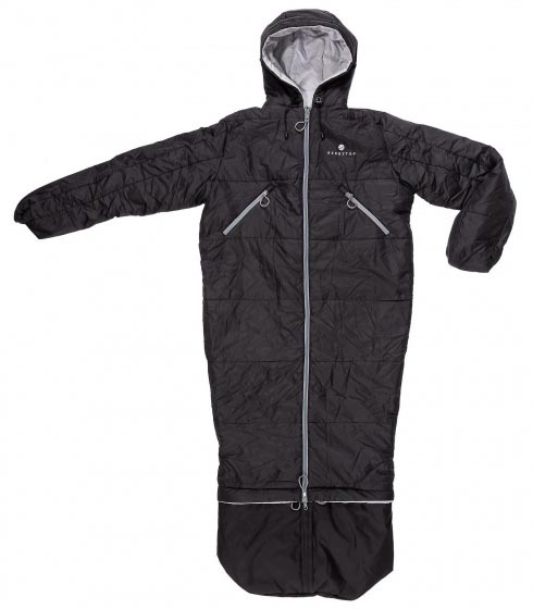 Bergstop Schlafsack & Jacke Cozybag Zippy schwarz, aus Polyester, Rip-Stop, bis -5°C, L
