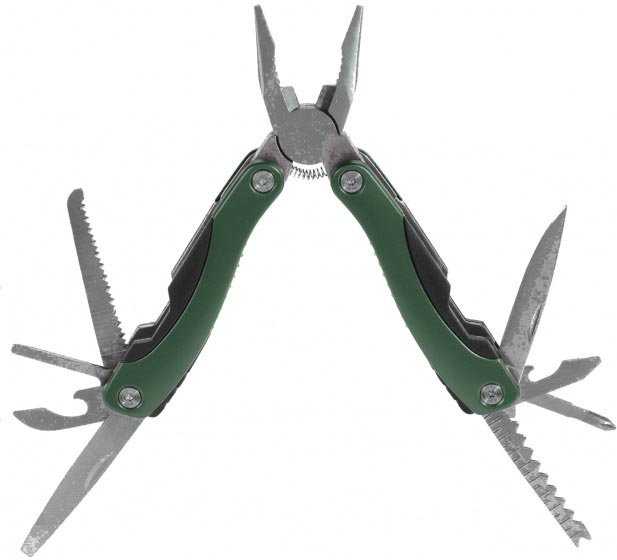 Redcliffs Multitool, aus Stahl & Kunststoff, ca. 15 cm