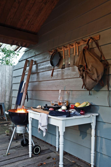XD Collection Grillbesteck-Set braun/silber, aus Edelstahl & Bambus, 3-teilig