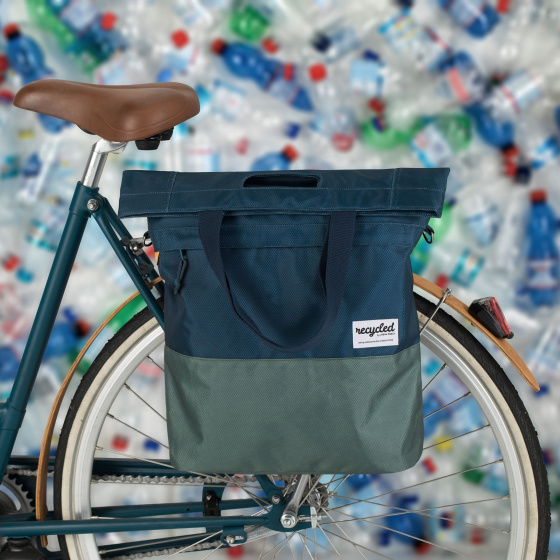 Urban Proof Tragetasche, aus recyceltem PET-Material, für Gepäckträger, 20 Liter, ca. 33 x 13 x 50 cm