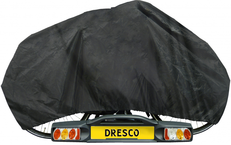 Dresco Fahrradabdeckung schwarz, aus Polyester, für 1 Fahrrad, ca. 200 x 98 x 72 cm