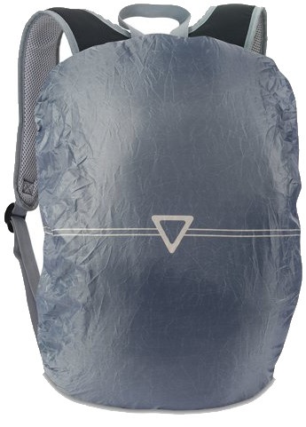 Fabrizio Rucksack-Regenschutz grau, aus Polyester