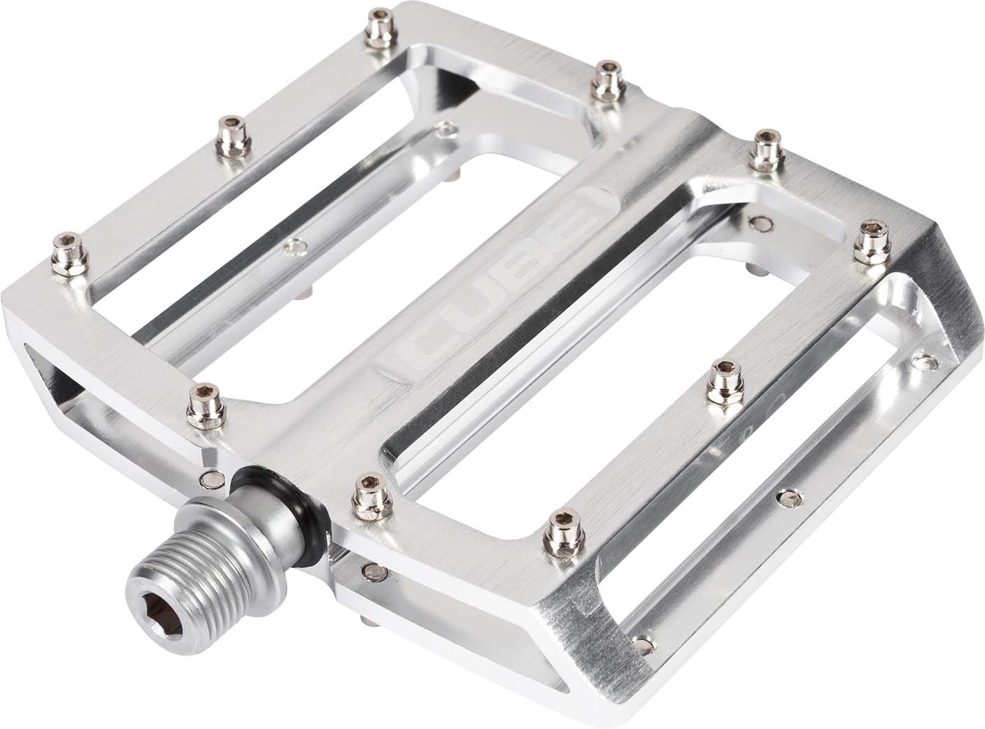 Cube Pedale ALL MOUNTAIN silver brushed