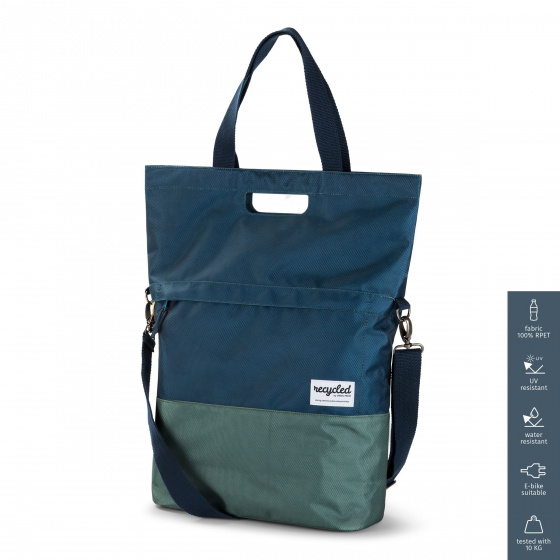 Urban Proof Tragetasche, aus recyceltem PET-Material, für Gepäckträger, 20 Liter, ca. 33 x 13 x 50 cm