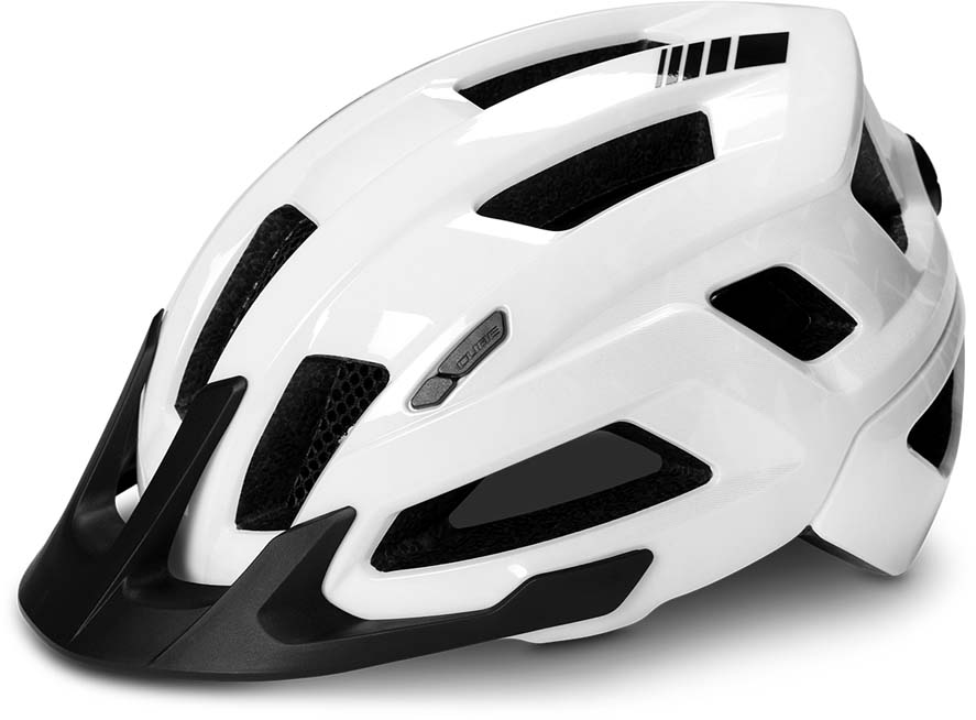 Cube Helm STEEP glossy white