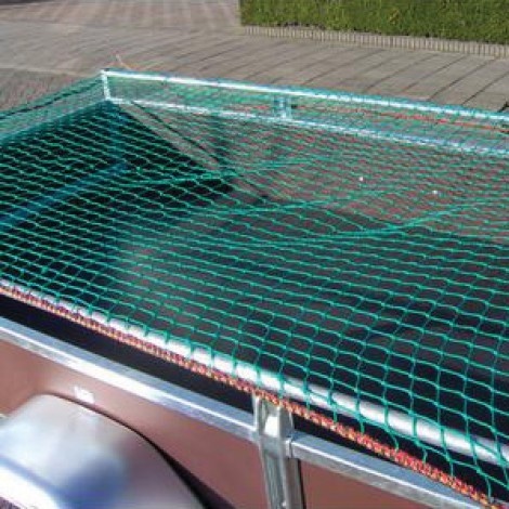 Carpoint Abdecknetz grün, aus Polyester, für Anhänger, mit elastischem Rand