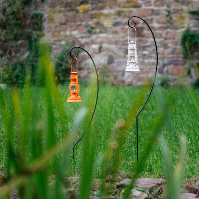 Feuerhand Laternenhalter Sturmlaterne  Garten Terrasse