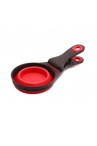 Free and Easy Tierfutterschaufel Rot/Braun, ca. 237 ml