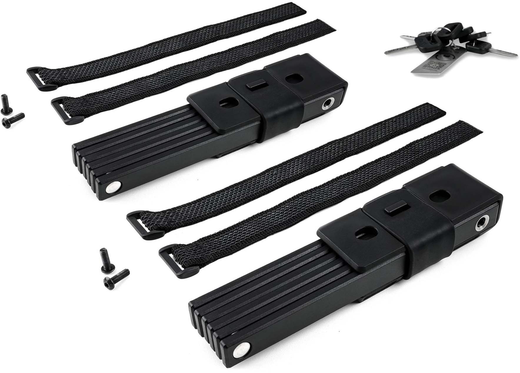 ACID Faltschloss RIGID 100 PURE TWIN PACK / Black 100 cm