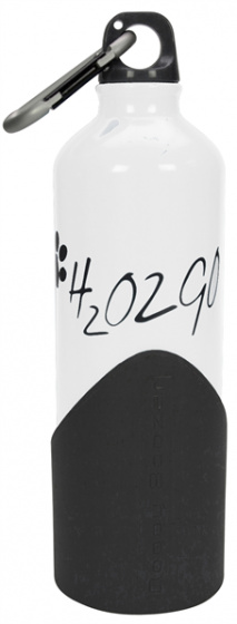 Altranet Hundetrinkflasche H2O2GO, aus Aluminium, mit Becher, 750 ml