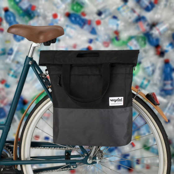 Urban Proof Tragetasche, aus recyceltem PET-Material, für Gepäckträger, 20 Liter, ca. 33 x 13 x 50 cm