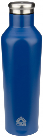 Abbey Thermosflasche blau, aus Edelstahl, 480 ml, Ø 7 cm
