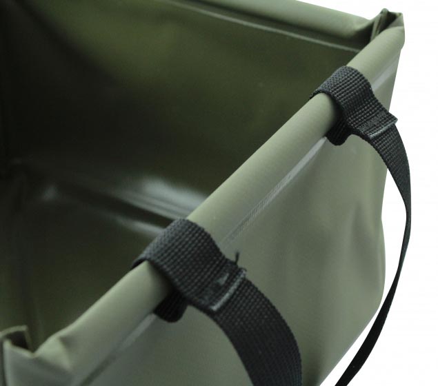 AceCamp Waschschüssel grün, aus Vinyl, zusammenklappbar, 10 Liter