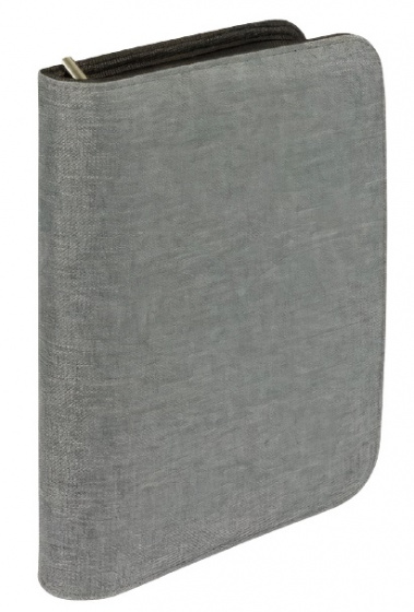 thumbsUp! Reise-Organizer grau, aus Baumwolle, ca. 22 x 17 x 4 cm