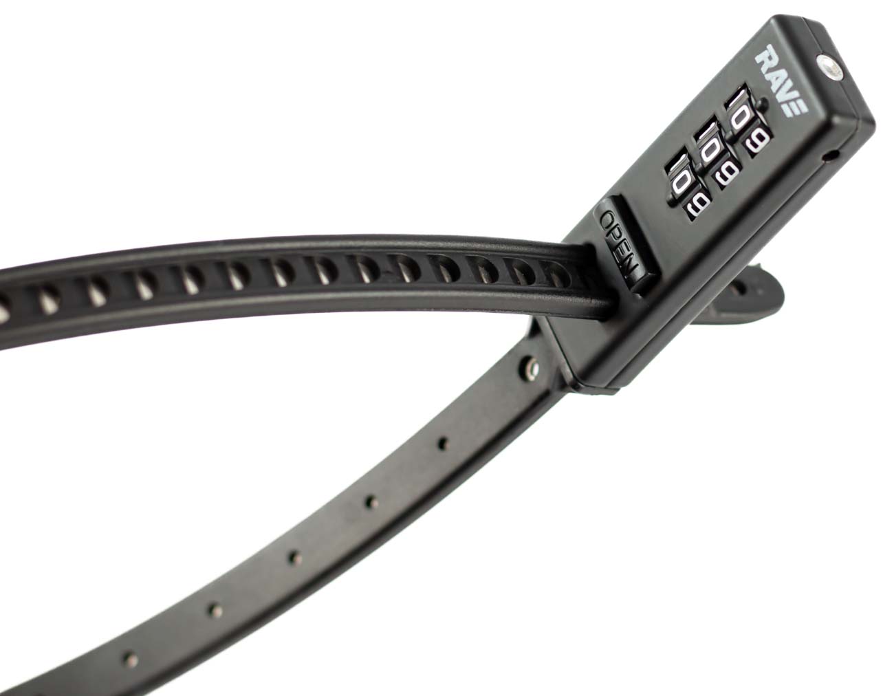 Rave Fahrradschloss Kabelbinder-Schloss / Multifunktionsschloss - 50 cm / 100 g - Schwarz